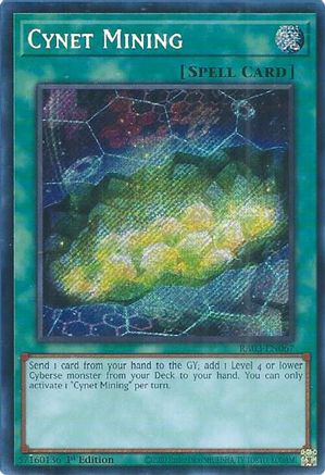 Cynet Mining (Secret Rare) (RA03-EN067) - Quarter Century Bonanza 1st Edition - Premium Yugioh Single from Konami - Just $0.30! Shop now at Game Crave Tournament Store