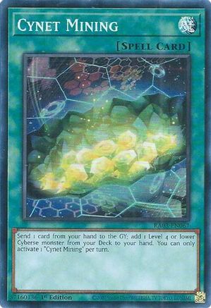 Cynet Mining (RA03-EN067) - Quarter Century Bonanza 1st Edition - Premium Yugioh Single from Konami - Just $0.25! Shop now at Game Crave Tournament Store