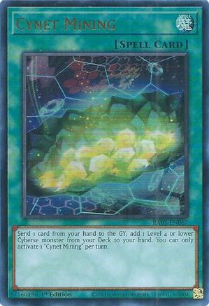 Cynet Mining (UR) (RA03-EN067) - Quarter Century Bonanza 1st Edition - Premium Yugioh Single from Konami - Just $0.25! Shop now at Game Crave Tournament Store