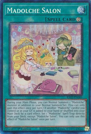 Madolche Salon (PCR) (RA03-EN069) - Quarter Century Bonanza 1st Edition - Premium Yugioh Single from Konami - Just $0.21! Shop now at Game Crave Tournament Store