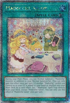 Madolche Salon (Quarter Century Secret Rare) (RA03-EN069) - Quarter Century Bonanza 1st Edition - Premium Yugioh Single from Konami - Just $2.14! Shop now at Game Crave Tournament Store
