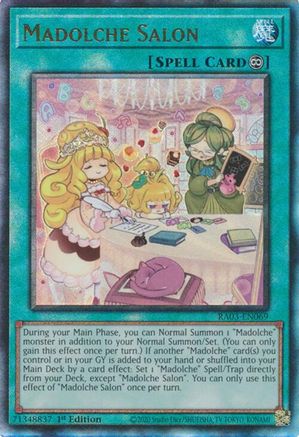 Madolche Salon (PUR) (RA03-EN069) - Quarter Century Bonanza 1st Edition - Premium Yugioh Single from Konami - Just $0.25! Shop now at Game Crave Tournament Store