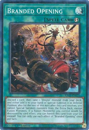 Branded Opening (RA03-EN070) - Quarter Century Bonanza 1st Edition - Premium Yugioh Single from Konami - Just $0.25! Shop now at Game Crave Tournament Store