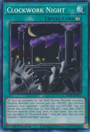 Clockwork Night (PCR) (RA03-EN071) - Quarter Century Bonanza 1st Edition - Premium Yugioh Single from Konami - Just $1! Shop now at Game Crave Tournament Store