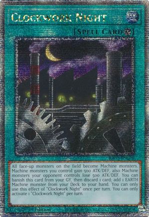 Clockwork Night (Quarter Century Secret Rare) (RA03-EN071) - Quarter Century Bonanza 1st Edition - Premium Yugioh Single from Konami - Just $6.43! Shop now at Game Crave Tournament Store