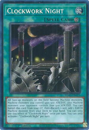 Clockwork Night (Secret Rare) (RA03-EN071) - Quarter Century Bonanza 1st Edition - Premium Yugioh Single from Konami - Just $0.55! Shop now at Game Crave Tournament Store