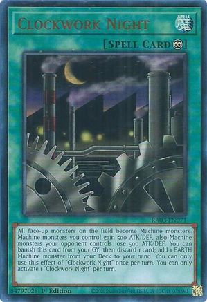 Clockwork Night (UR) (RA03-EN071) - Quarter Century Bonanza 1st Edition - Premium Yugioh Single from Konami - Just $0.35! Shop now at Game Crave Tournament Store