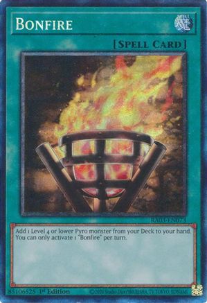 Bonfire (PCR) (RA03-EN073) - Quarter Century Bonanza 1st Edition - Premium Yugioh Single from Konami - Just $1.25! Shop now at Game Crave Tournament Store