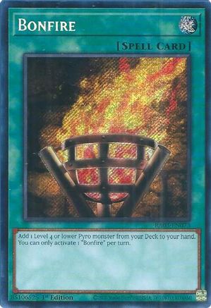 Bonfire (Secret Rare) (RA03-EN073) - Quarter Century Bonanza 1st Edition - Premium Yugioh Single from Konami - Just $0.87! Shop now at Game Crave Tournament Store