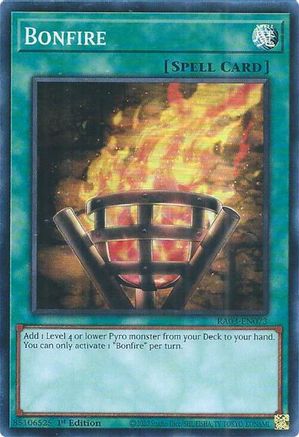 Bonfire (RA03-EN073) - Quarter Century Bonanza 1st Edition - Premium Yugioh Single from Konami - Just $0.51! Shop now at Game Crave Tournament Store