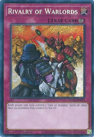 Rivalry of Warlords (Secret Rare) (RA03-EN075) - Quarter Century Bonanza 1st Edition - Premium Yugioh Single from Konami - Just $0.25! Shop now at Game Crave Tournament Store