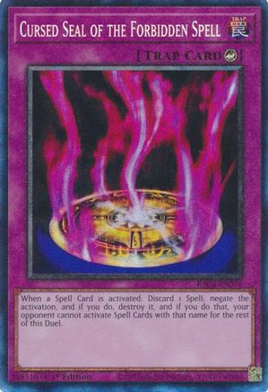 Cursed Seal of the Forbidden Spell (PCR) (RA03-EN076) - Quarter Century Bonanza 1st Edition - Premium Yugioh Single from Konami - Just $0.18! Shop now at Game Crave Tournament Store