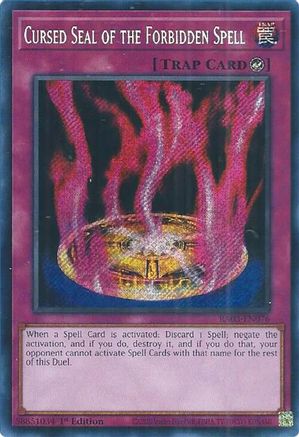 Cursed Seal of the Forbidden Spell (Secret Rare) (RA03-EN076) - Quarter Century Bonanza 1st Edition - Premium Yugioh Single from Konami - Just $0.25! Shop now at Game Crave Tournament Store
