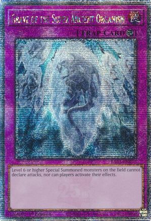 Grave of the Super Ancient Organism (Quarter Century Secret Rare) (RA03-EN077) - Quarter Century Bonanza 1st Edition - Premium Yugioh Single from Konami - Just $2.84! Shop now at Game Crave Tournament Store