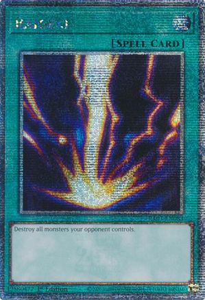 Raigeki (Quarter Century Secret Rare) (RA03-EN083) - Quarter Century Bonanza 1st Edition - Premium Yugioh Single from Konami - Just $28.89! Shop now at Game Crave Tournament Store