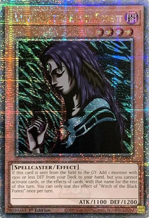 Witch of the Black Forest (Quarter Century Secret Rare) (RA03-EN091) - Quarter Century Bonanza 1st Edition - Premium Yugioh Single from Konami - Just $8.43! Shop now at Game Crave Tournament Store