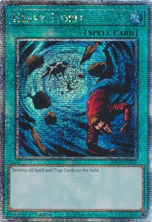 Heavy Storm (Quarter Century Secret Rare) (RA03-EN092) - Quarter Century Bonanza 1st Edition - Premium Yugioh Single from Konami - Just $55.95! Shop now at Game Crave Tournament Store