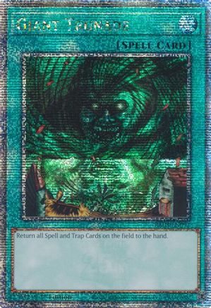 Giant Trunade (Quarter Century Secret Rare) (RA03-EN097) - Quarter Century Bonanza 1st Edition - Premium Yugioh Single from Konami - Just $17.60! Shop now at Game Crave Tournament Store