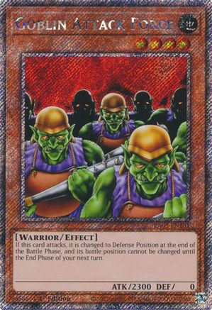 Goblin Attack Force (Platinum Secret Rare) (RA03-EN101) - Quarter Century Bonanza 1st Edition - Premium Yugioh Single from Konami - Just $0.74! Shop now at Game Crave Tournament Store