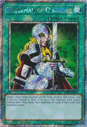 Nobleman of Crossout (Platinum Secret Rare) (RA03-EN102) - Quarter Century Bonanza 1st Edition - Premium Yugioh Single from Konami - Just $2.96! Shop now at Game Crave Tournament Store