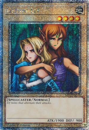 Gemini Elf (Quarter Century Secret Rare) (RA03-EN109) - Quarter Century Bonanza 1st Edition - Premium Yugioh Single from Konami - Just $13.57! Shop now at Game Crave Tournament Store