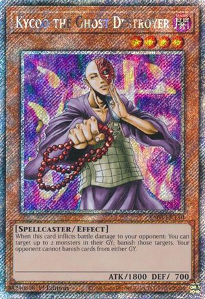 Kycoo the Ghost Destroyer (Platinum Secret Rare) (RA03-EN110) - Quarter Century Bonanza 1st Edition - Premium Yugioh Single from Konami - Just $2.54! Shop now at Game Crave Tournament Store