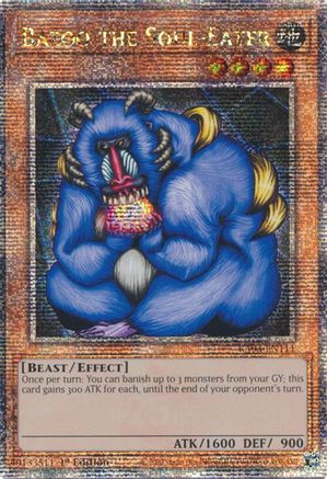 Bazoo the Soul-Eater (Quarter Century Secret Rare) (RA03-EN111) - Quarter Century Bonanza 1st Edition - Premium Yugioh Single from Konami - Just $2.74! Shop now at Game Crave Tournament Store