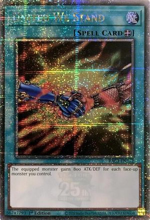 United We Stand (Quarter Century Secret Rare) (RA03-EN112) - Quarter Century Bonanza 1st Edition - Premium Yugioh Single from Konami - Just $3.74! Shop now at Game Crave Tournament Store