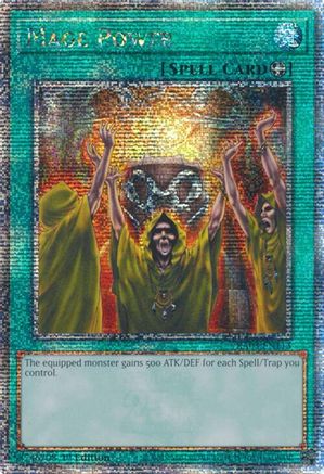 Mage Power (Quarter Century Secret Rare) (RA03-EN113) - Quarter Century Bonanza 1st Edition - Premium Yugioh Single from Konami - Just $2.43! Shop now at Game Crave Tournament Store
