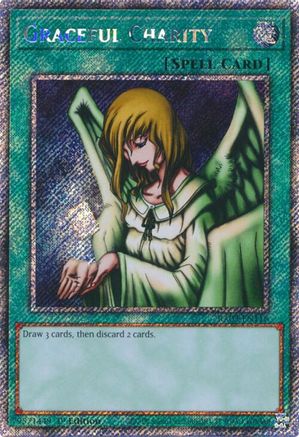 Graceful Charity (Platinum Secret Rare) (RA03-EN116) - Quarter Century Bonanza 1st Edition - Premium Yugioh Single from Konami - Just $3.74! Shop now at Game Crave Tournament Store