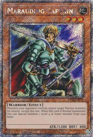 Marauding Captain (Platinum Secret Rare) (RA03-EN118) - Quarter Century Bonanza 1st Edition - Premium Yugioh Single from Konami - Just $0.42! Shop now at Game Crave Tournament Store