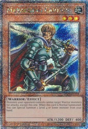 Marauding Captain (Quarter Century Secret Rare) (RA03-EN118) - Quarter Century Bonanza 1st Edition - Premium Yugioh Single from Konami - Just $2.95! Shop now at Game Crave Tournament Store