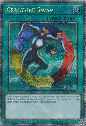 Creature Swap (Quarter Century Secret Rare) (RA03-EN120) - Quarter Century Bonanza 1st Edition - Premium Yugioh Single from Konami - Just $14.55! Shop now at Game Crave Tournament Store