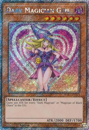 Dark Magician Girl (Platinum Secret Rare) (A) (RA03-EN123) - Quarter Century Bonanza 1st Edition - Premium Yugioh Single from Konami - Just $4.38! Shop now at Game Crave Tournament Store
