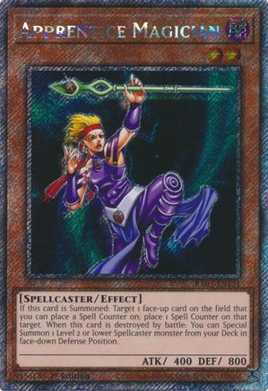 Apprentice Magician (Platinum Secret Rare) (RA03-EN124) - Quarter Century Bonanza 1st Edition - Premium Yugioh Single from Konami - Just $0.34! Shop now at Game Crave Tournament Store