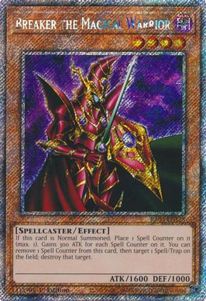 Breaker the Magical Warrior (Platinum Secret Rare) (RA03-EN125) - Quarter Century Bonanza 1st Edition - Premium Yugioh Single from Konami - Just $3.42! Shop now at Game Crave Tournament Store