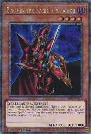 Breaker the Magical Warrior (Quarter Century Secret Rare) (RA03-EN125) - Quarter Century Bonanza 1st Edition - Premium Yugioh Single from Konami - Just $27.21! Shop now at Game Crave Tournament Store