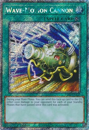 Wave-Motion Cannon (Platinum Secret Rare) (RA03-EN127) - Quarter Century Bonanza 1st Edition - Premium Yugioh Single from Konami - Just $0.32! Shop now at Game Crave Tournament Store