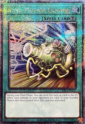 Wave-Motion Cannon (Quarter Century Secret Rare) (RA03-EN127) - Quarter Century Bonanza 1st Edition - Premium Yugioh Single from Konami - Just $7.96! Shop now at Game Crave Tournament Store