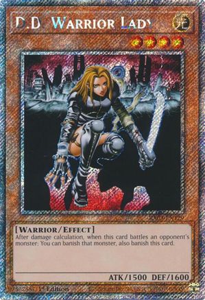 D.D. Warrior Lady (Platinum Secret Rare) (RA03-EN129) - Quarter Century Bonanza 1st Edition - Premium Yugioh Single from Konami - Just $1.22! Shop now at Game Crave Tournament Store