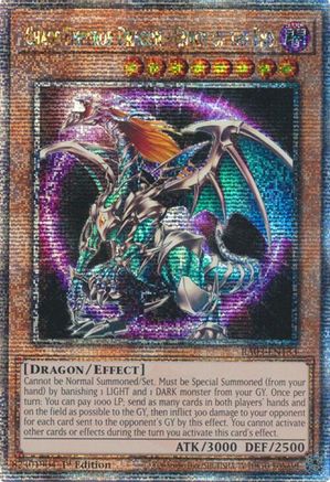 Chaos Emperor Dragon - Envoy of the End (Quarter Century Secret Rare) (RA03-EN133) - Quarter Century Bonanza 1st Edition - Premium Yugioh Single from Konami - Just $29.86! Shop now at Game Crave Tournament Store
