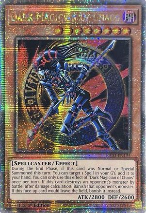 Dark Magician of Chaos (Quarter Century Secret Rare) (RA03-EN134) - Quarter Century Bonanza 1st Edition - Premium Yugioh Single from Konami - Just $47.01! Shop now at Game Crave Tournament Store