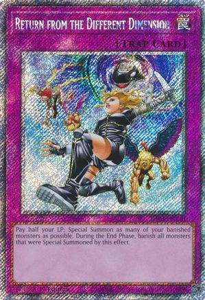 Return from the Different Dimension (Platinum Secret Rare) (RA03-EN140) - Quarter Century Bonanza 1st Edition - Premium Yugioh Single from Konami - Just $2.26! Shop now at Game Crave Tournament Store