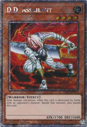 D.D. Assailant (Platinum Secret Rare) (RA03-EN141) - Quarter Century Bonanza 1st Edition - Premium Yugioh Single from Konami - Just $1! Shop now at Game Crave Tournament Store