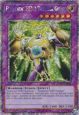 Elemental HERO Thunder Giant (Platinum Secret Rare) (RA03-EN153) - Quarter Century Bonanza 1st Edition - Premium Yugioh Single from Konami - Just $0.58! Shop now at Game Crave Tournament Store