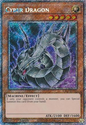Cyber Dragon (Platinum Secret Rare) (RA03-EN155) - Quarter Century Bonanza 1st Edition - Premium Yugioh Single from Konami - Just $2.15! Shop now at Game Crave Tournament Store