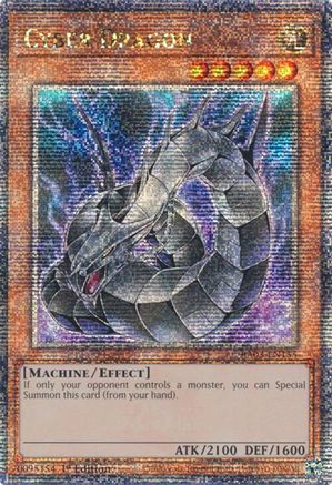Cyber Dragon (Quarter Century Secret Rare) (RA03-EN155) - Quarter Century Bonanza 1st Edition - Premium Yugioh Single from Konami - Just $28.86! Shop now at Game Crave Tournament Store