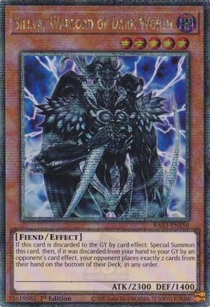Sillva, Warlord of Dark World (Quarter Century Secret Rare) (RA03-EN158) - Quarter Century Bonanza 1st Edition - Premium Yugioh Single from Konami - Just $6.71! Shop now at Game Crave Tournament Store