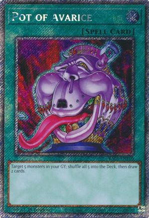 Pot of Avarice (Platinum Secret Rare) (RA03-EN160) - Quarter Century Bonanza 1st Edition - Premium Yugioh Single from Konami - Just $2.70! Shop now at Game Crave Tournament Store