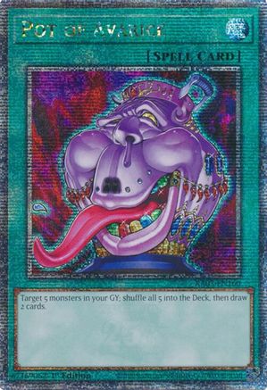 Pot of Avarice (Quarter Century Secret Rare) (RA03-EN160) - Quarter Century Bonanza 1st Edition - Premium Yugioh Single from Konami - Just $21.65! Shop now at Game Crave Tournament Store